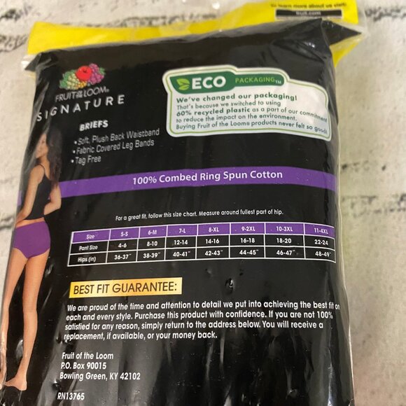 Fruit Of The Loom 100% Cotton Briefs 7-Pack 4X - Picture 7 of 7